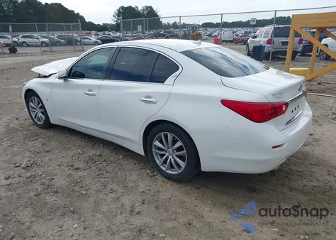 2015 Infiniti Q50 Premium from USA, damaged, VIN JN1BV7AP4FM357443